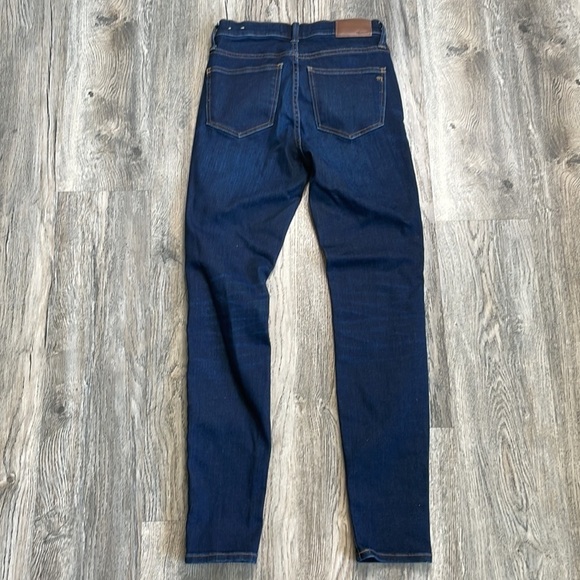 Madewell Women’s 9” High Rise Skinny Jeans, Dark Wash, size 25 - Picture 10 of 10
